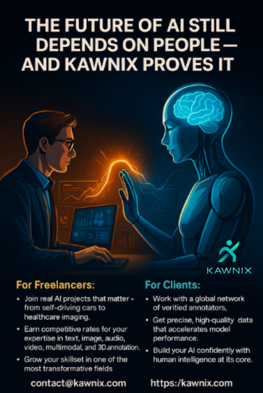 Join the global AI freelance revolution with Kawnix